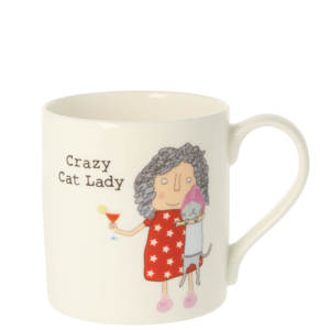 Rosie Made A Thing Crazy Cat Lady Mug 350ml